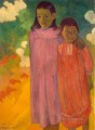 Piti Teina Two Sisters Post Impressionism Primitivism Paul Gauguin